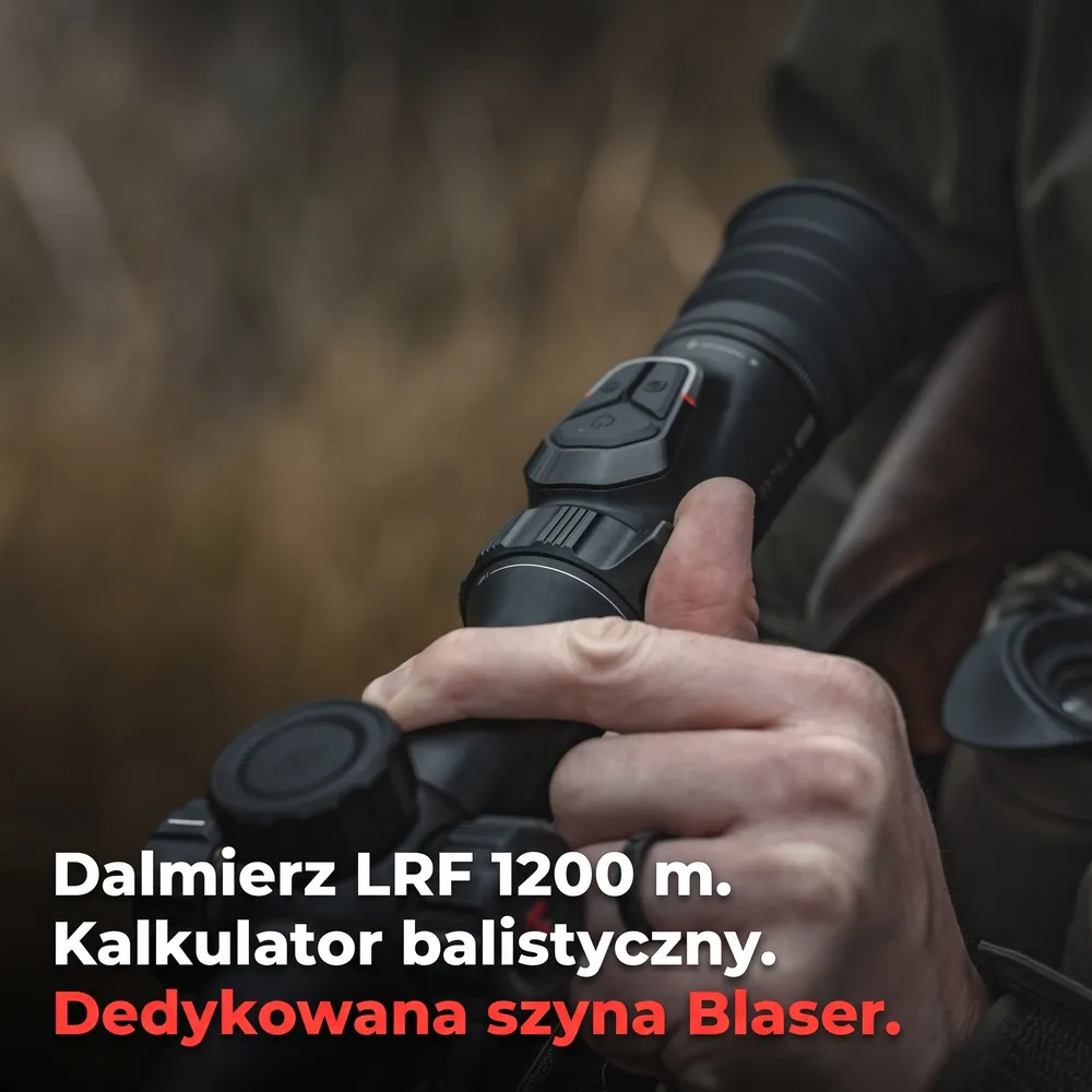 Luneta termowizyjna HIKMICRO Stellar SX75LR 4.0 – zintegrowany dalmierz laserowy LRF-inside w obiektywie